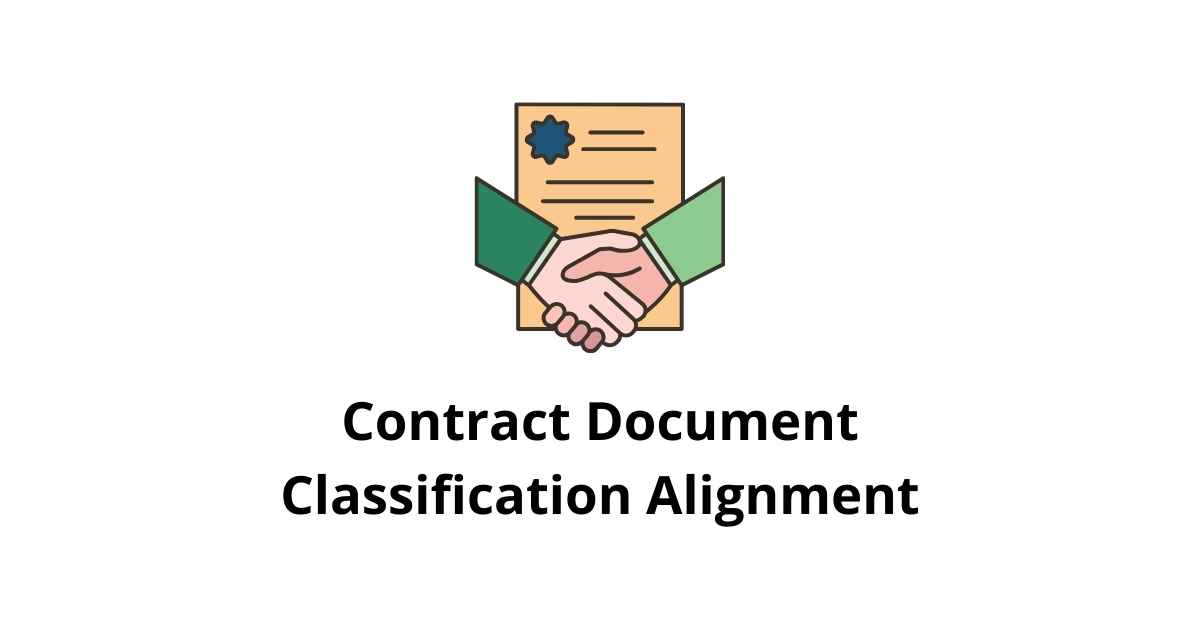 Contract Document Classification Alignment Back Office Services in BPO