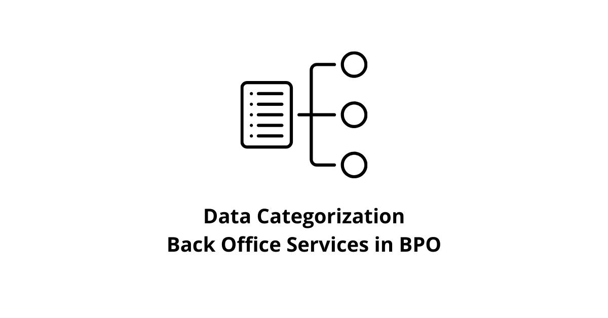 Data Categorization Back Office Services in BPO