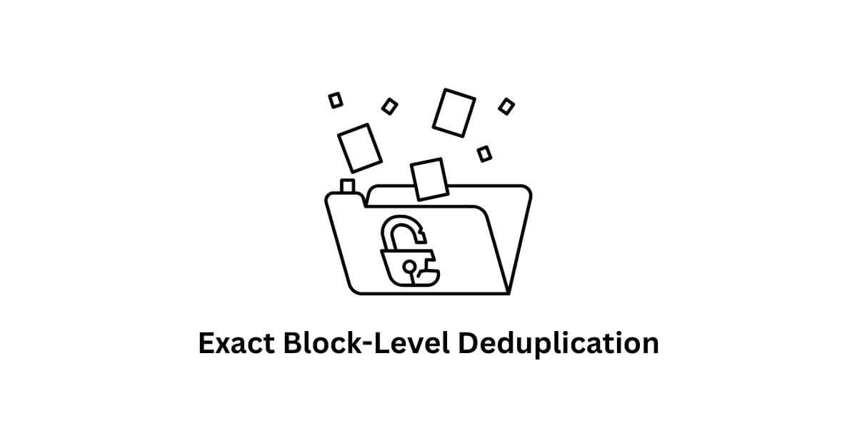 real-time exact block-level deduplication in bpo administrative support