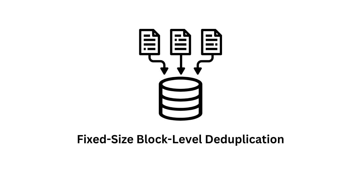 real-time fixed-size block-level deduplication in bpo administrative support