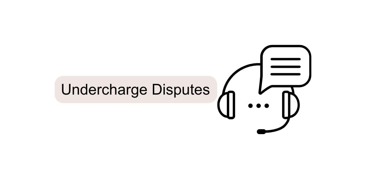 Undercharge Disputes Resolution Customer Support in BPO