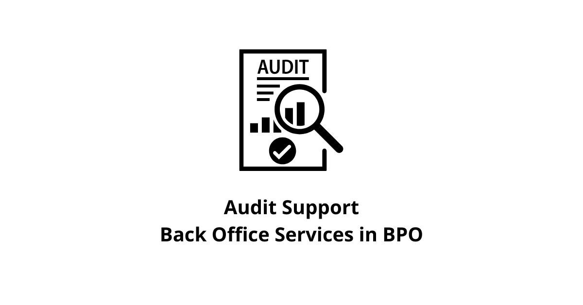 Audit Support Back Office Services in BPO
