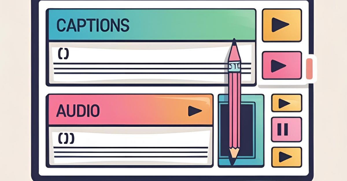 BPO professionals managing captioning data entry for videos to improve accessibility.