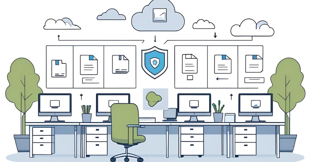 Cloud-based document storage support in BPO