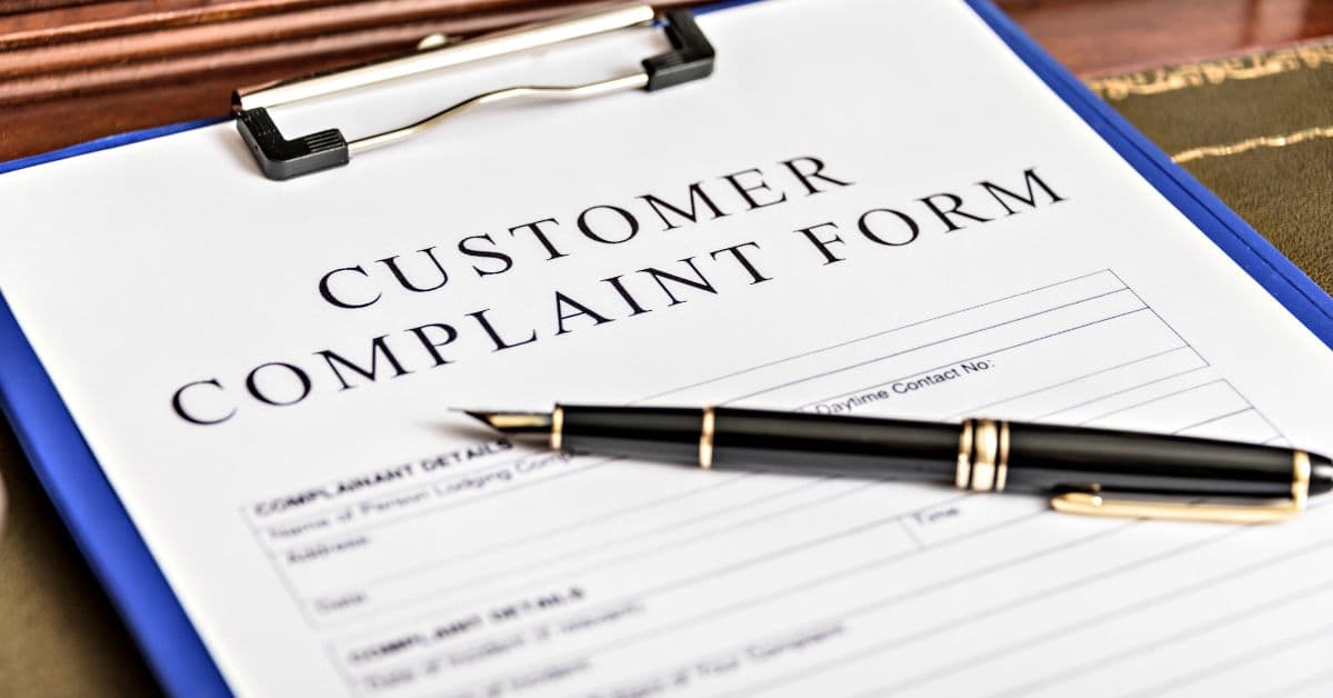 customer complaints