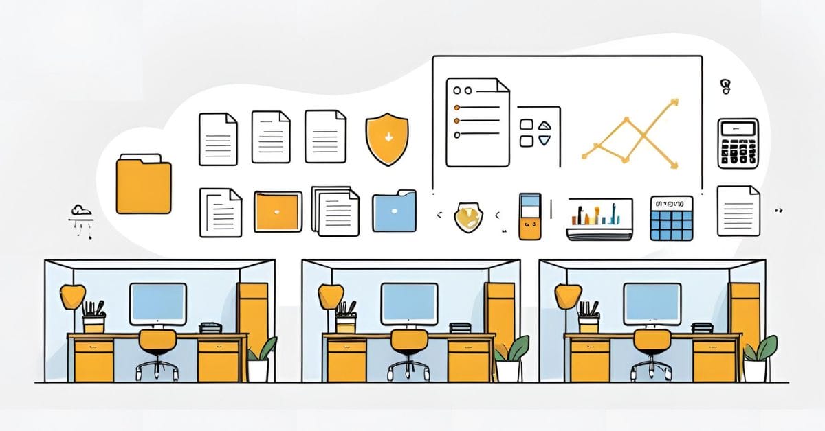 Document storage system used in BPO operations