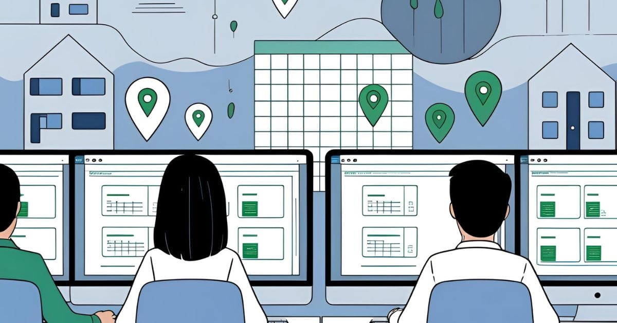 BPO team handling property listing data entry tasks for real estate businesses.