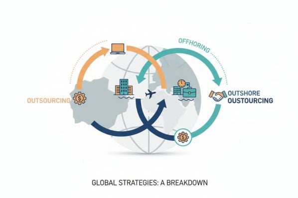 outsourcing vs offshoring vs offshore outsourcing thumbnail