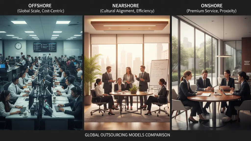 Offshore vs. Onshore (and Nearshore) Customer Service Outsourcing: A Comparative Analysis