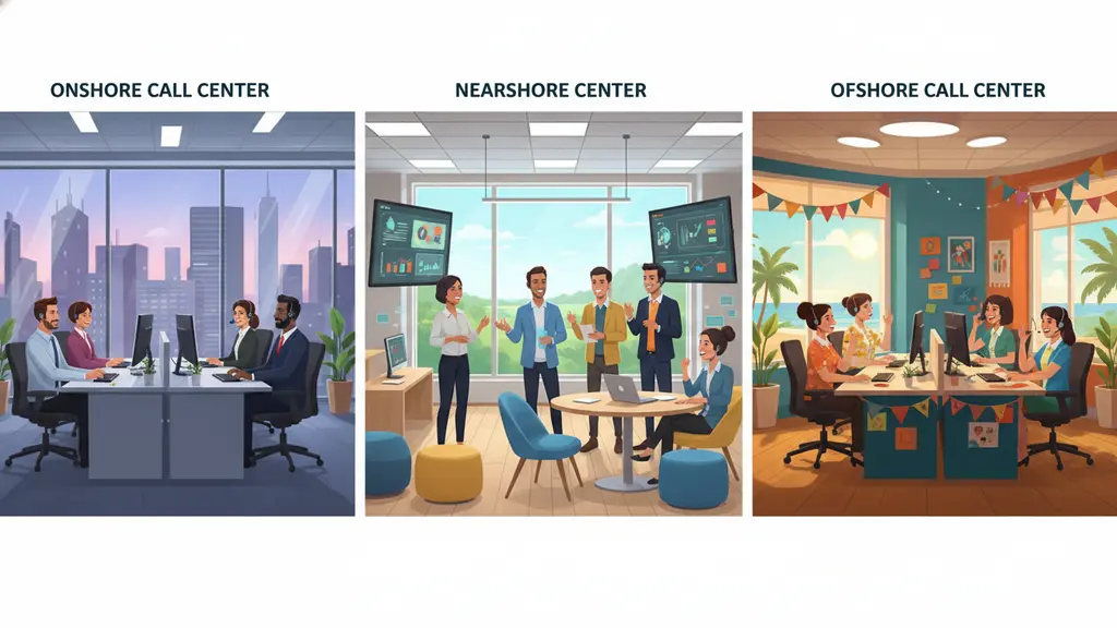 What Are the Main Models of Customer Service Outsourcing? (Onshore, Nearshore, Offshore)
