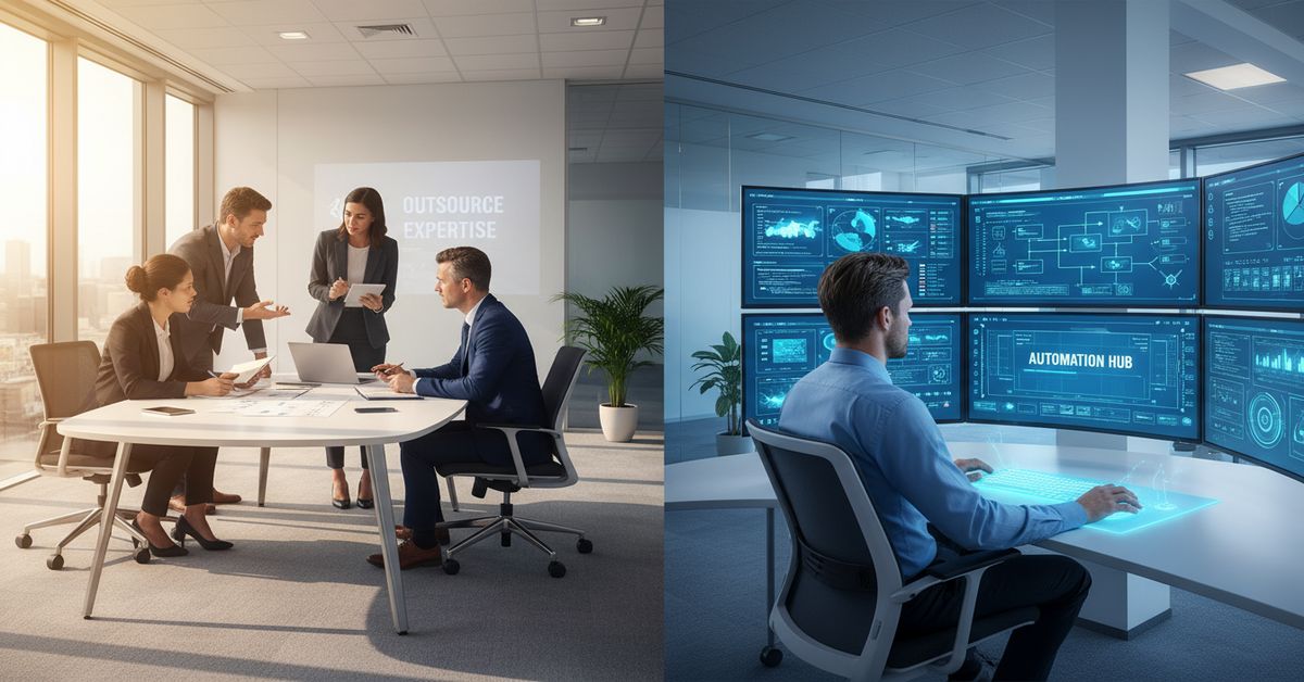What’s the Difference Between Outsourcing and Automation?