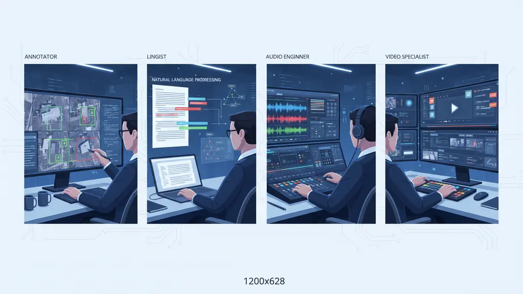 How Is Data Labeling Done in Computer Vision, NLP, Audio, and Video?